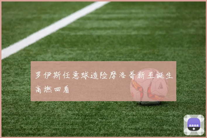 罗伊斯任意球造险摩洛哥新王诞生高燃回看